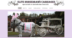 Desktop Screenshot of elitehorsedrawncarriages.com